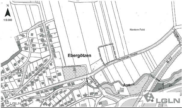 Übersichtskarte Vorhabenbezogener Bebauungsplan Nr. 34 11Herzberger Straße -Nord